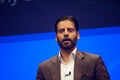 Irfan Khan delivers an address to SAP TechEd 2015 conference